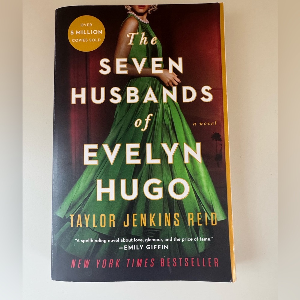 The Seven Husbands of Evelyn Hugo by Taylor Jenkins Reid, paperback book